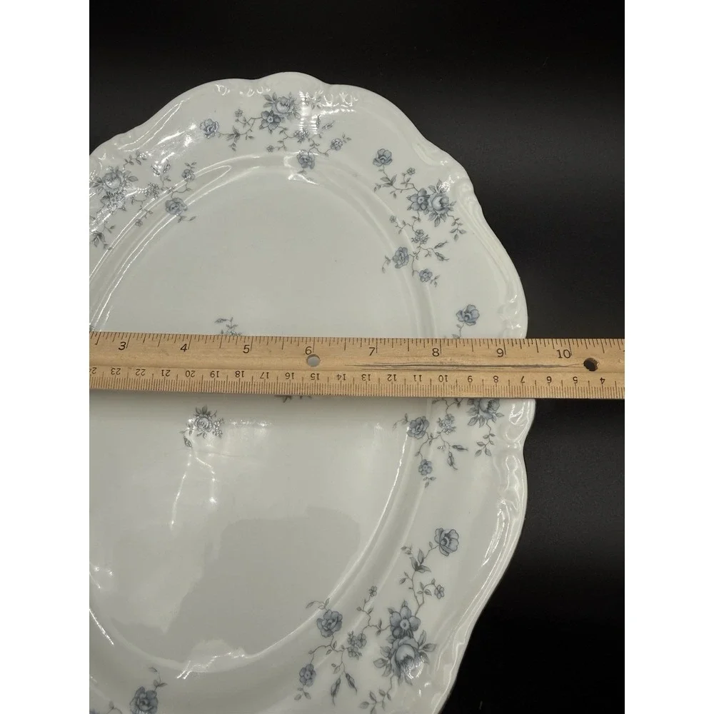 Johann Haviland Blue Garland Serving Platter 13